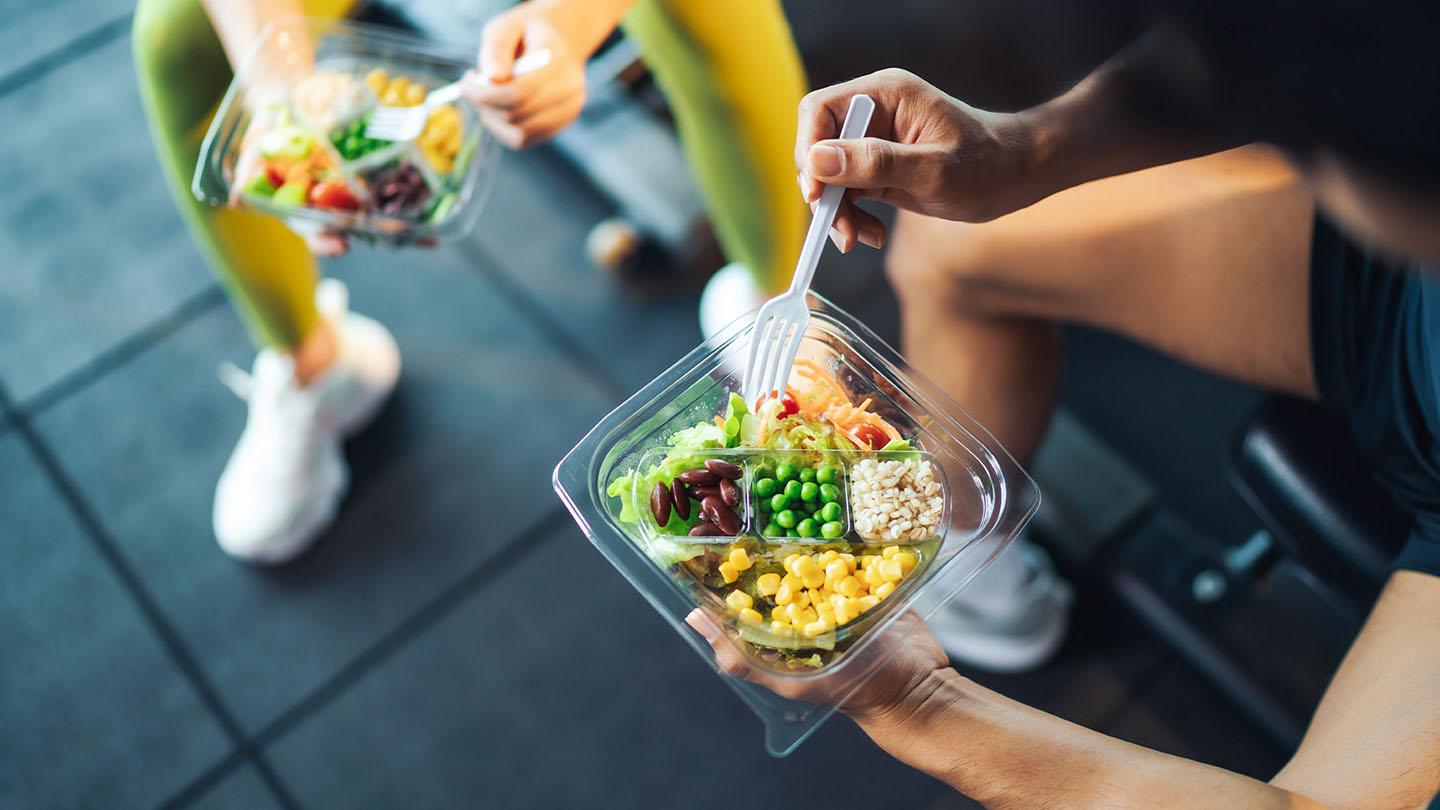 Здрава исхрана за време на спортски активности.